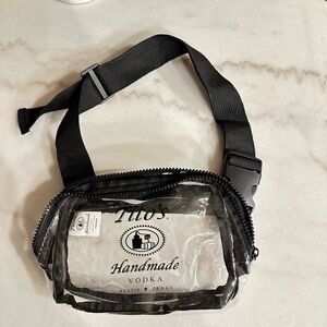 Black Transparent Shoulder Bag